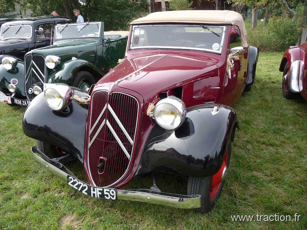 2014_Rustenhart (89).JPG - 34ème Randonnée Internationale des Vendanges organisée par le CVAAM, Traction Cabriolet Large de 1938